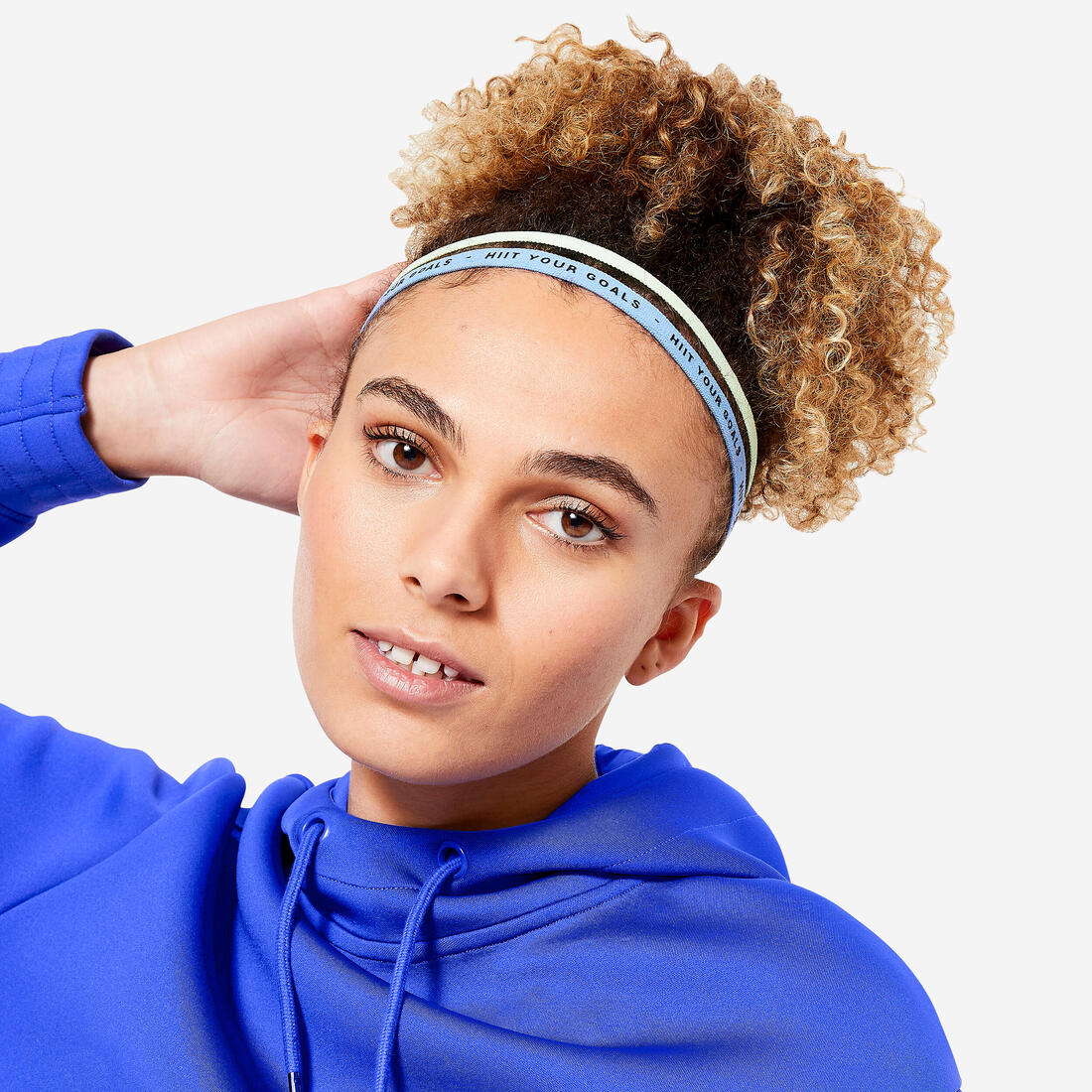 article en promo : Élastique cheveux fitness cardio training x3