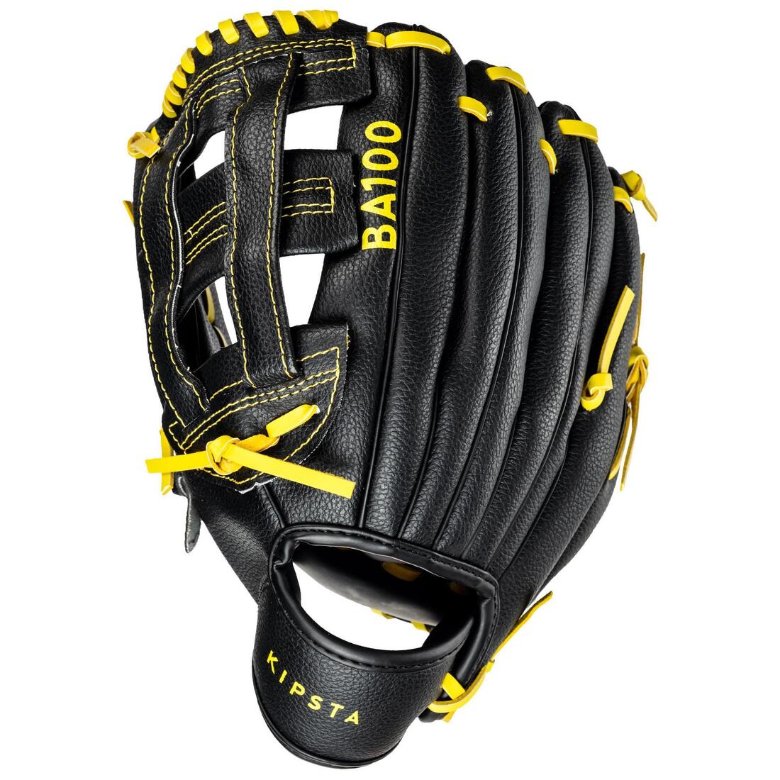 article en promo : Gant de baseball enfant pour gaucher ba100 - jaune/noir