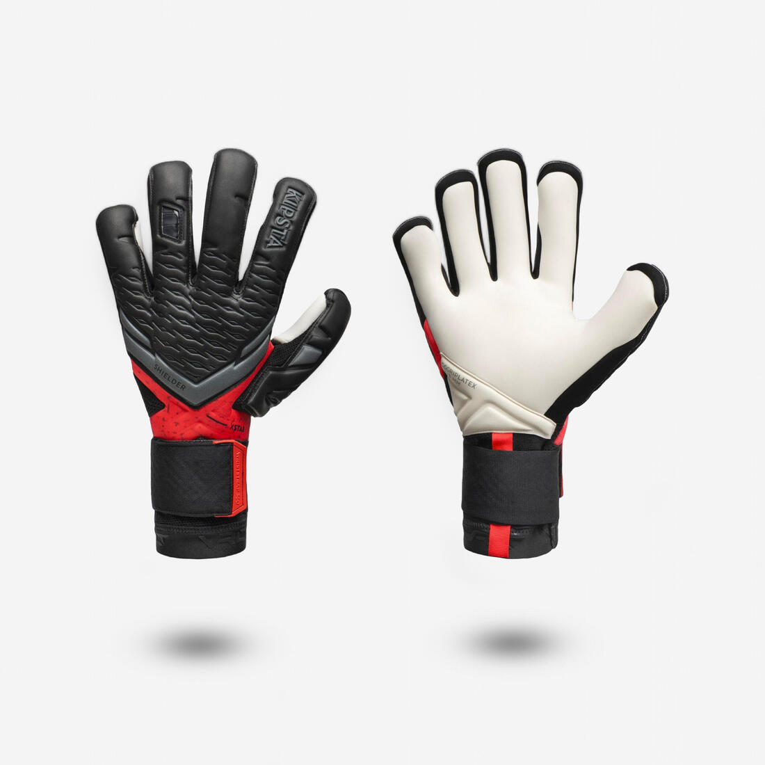 article en promo : Gant de gardien de football f900 viralto shielder adulte gris, bleu et