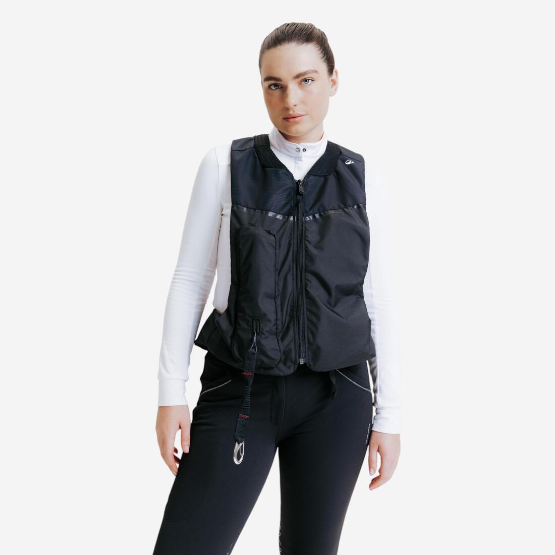 article en promo : Gilet de protection airbag équitation adulte