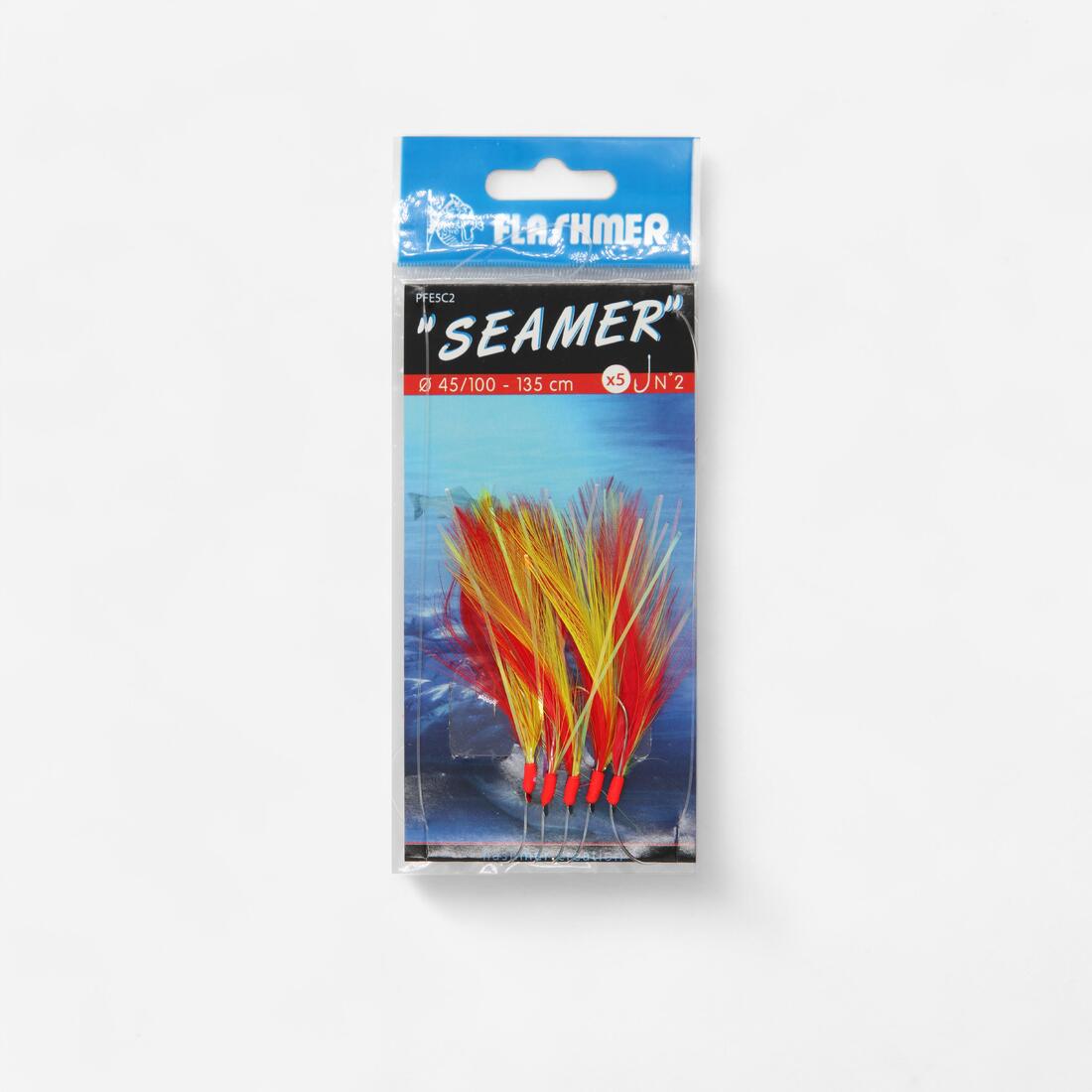 article en promo : Kit 3 seamer 5 hameçons N°1/0 pêche en mer