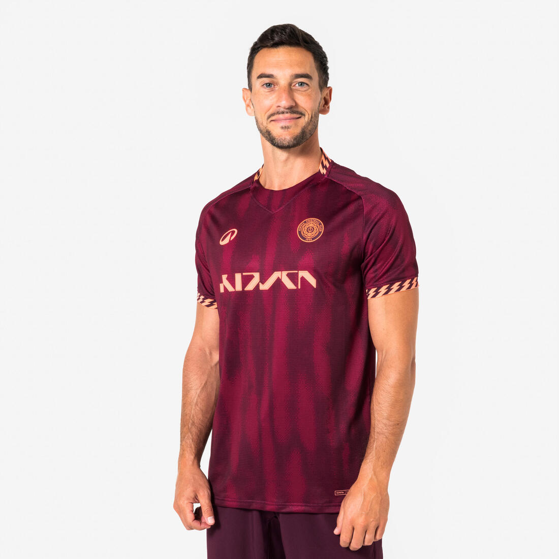 article en promo : Maillot de football  adulte Viralto II wavy noir & jaune fluo