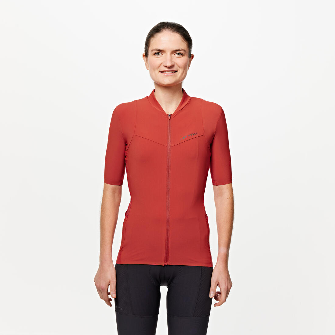 article en promo : Maillot de vélo de route manches courtes été femme - Endurance emeraude