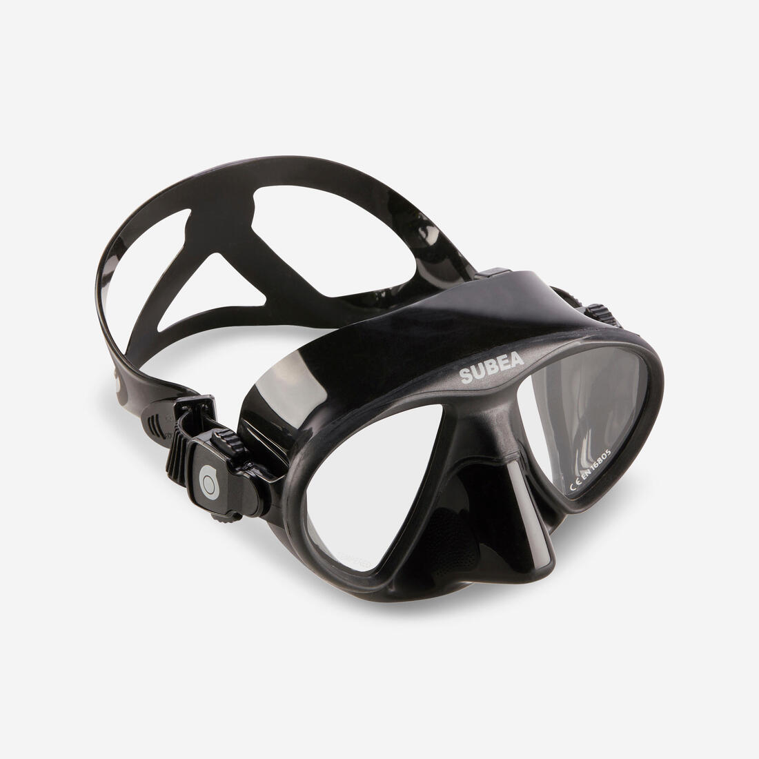 article en promo : Masque d'apnée et de chasse sous-marine micro volume, 900 dual noir