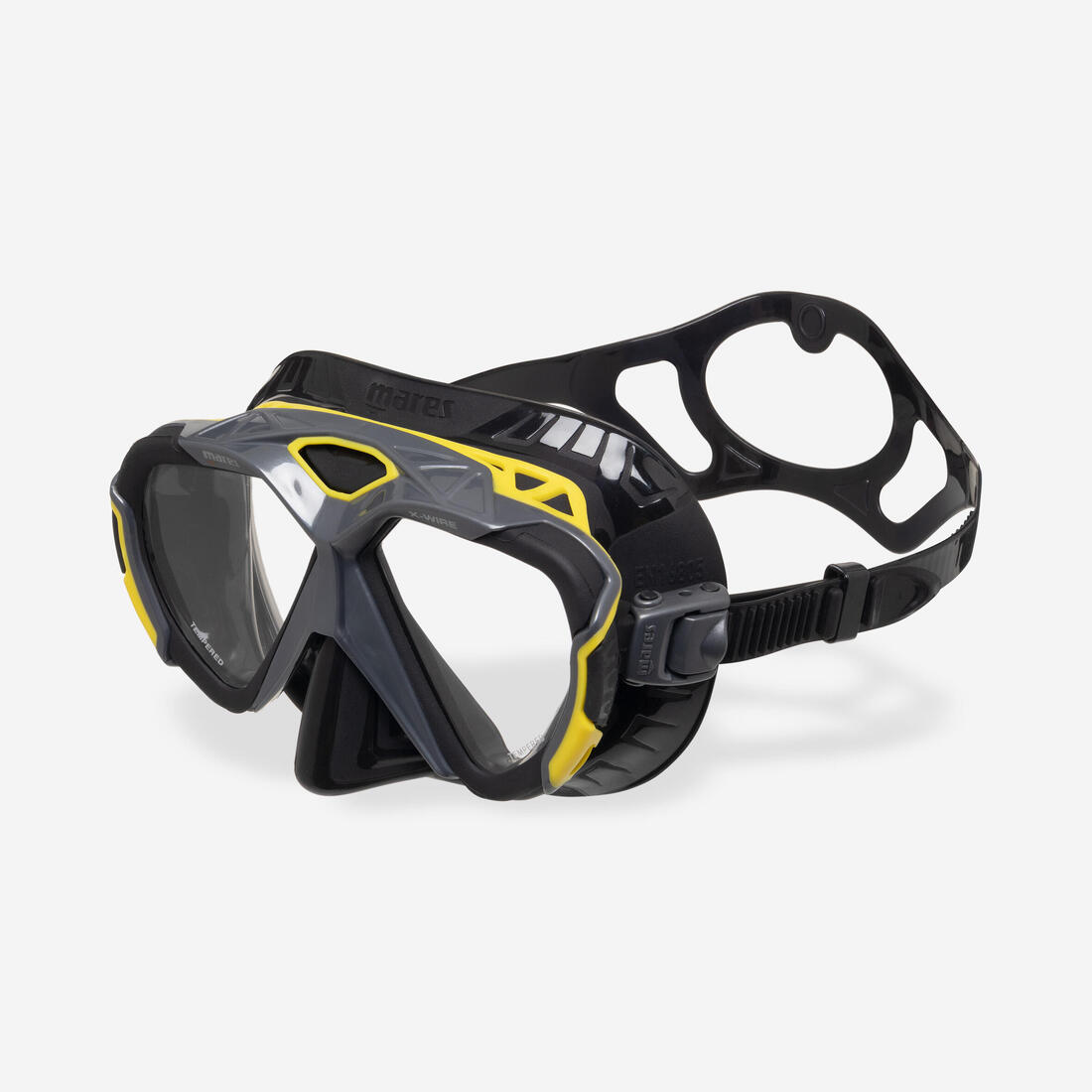 article en promo : Masque de plongée, X-Wire noir jaune