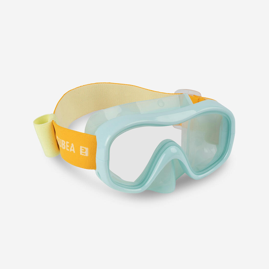 article en promo : Masque plongée enfant - 100 confort menthe pastel