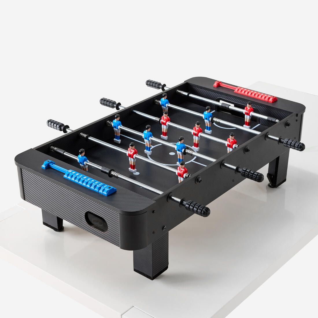 article en promo : Mini table de babyfoot, rené pierre turquoise