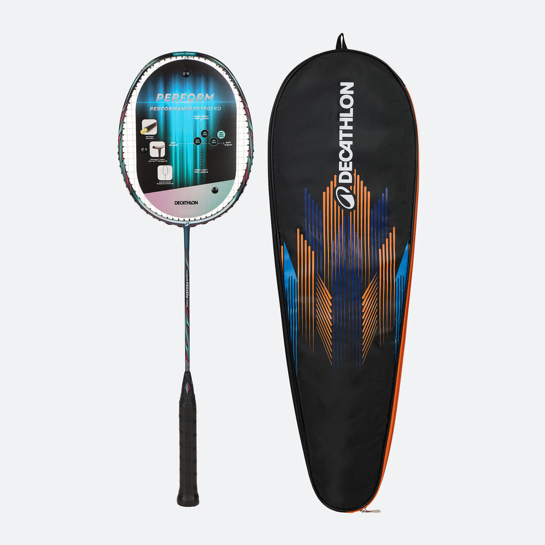 article en promo : Raquette de badminton adulte non cordée br perform 990 pro