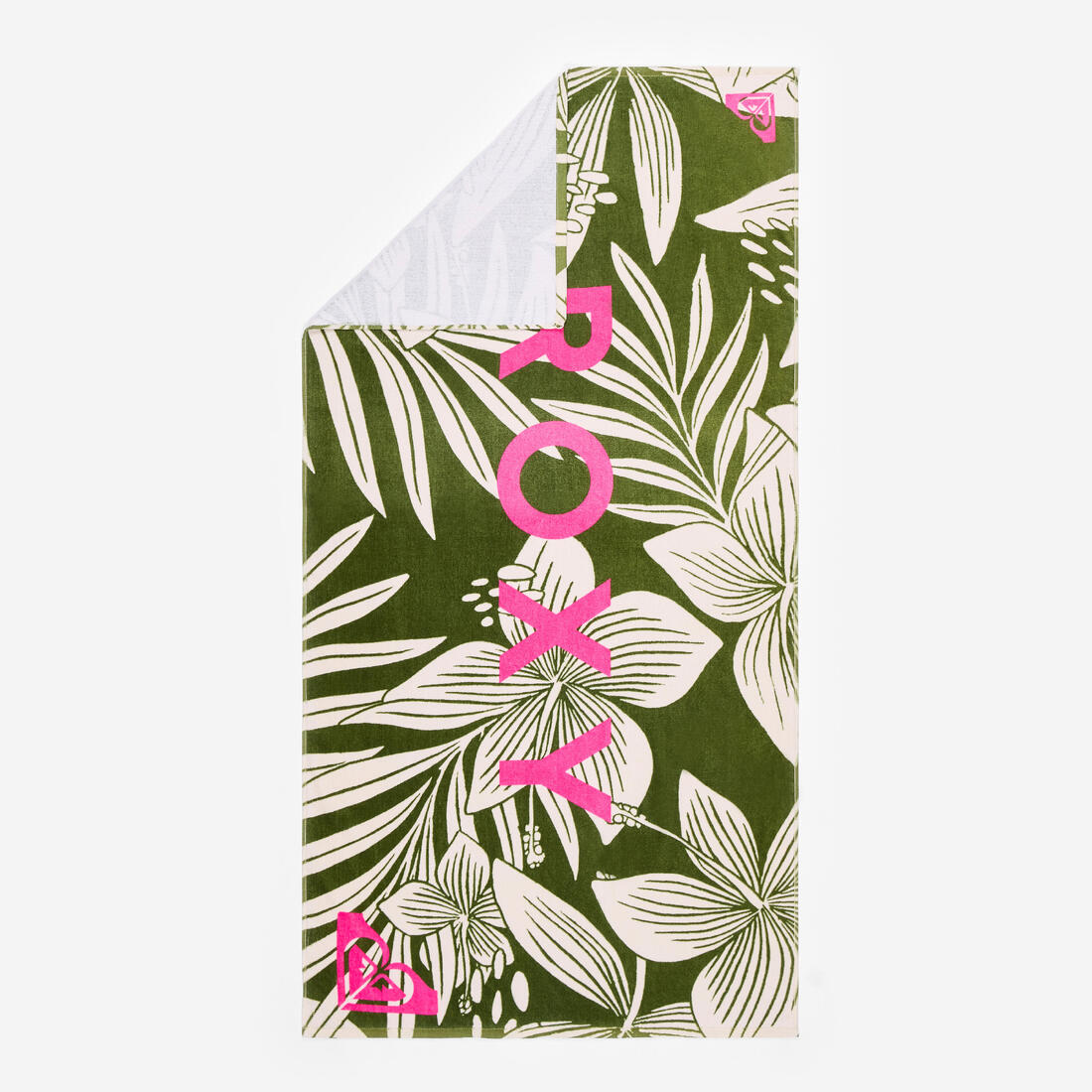 article en promo : Serviette de plage en coton double face 160 x 80 cm, roxy aquarella