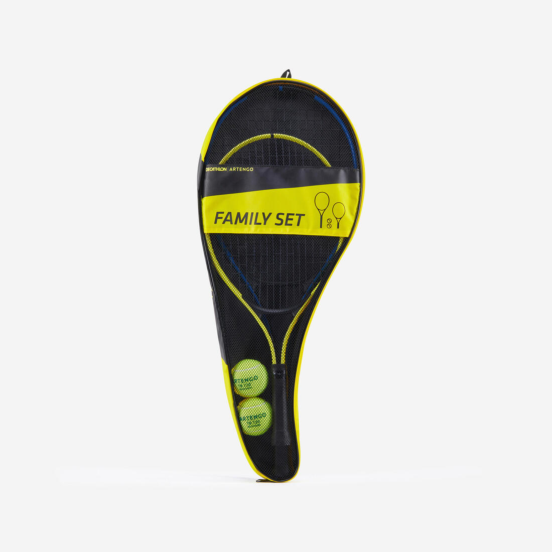 article en promo : Set tennis family duo 2 raquettes 2 balles 1 housse