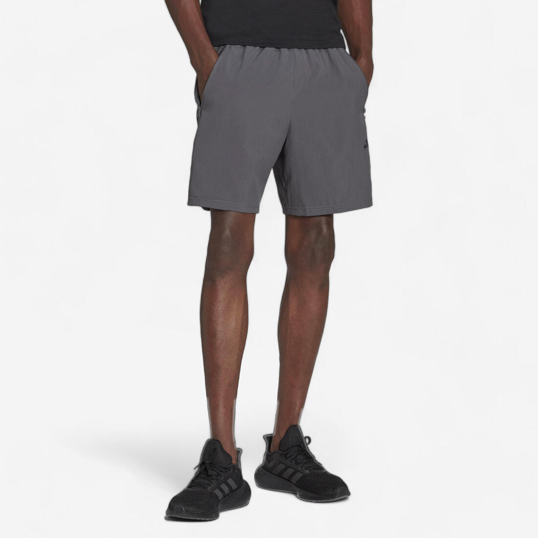 article en promo : Short de fitness cardio adidas homme gris