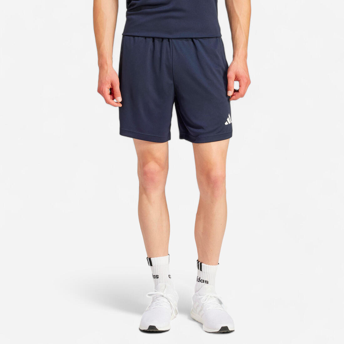 article en promo : Short de football adidas sereno bleu marine adulte