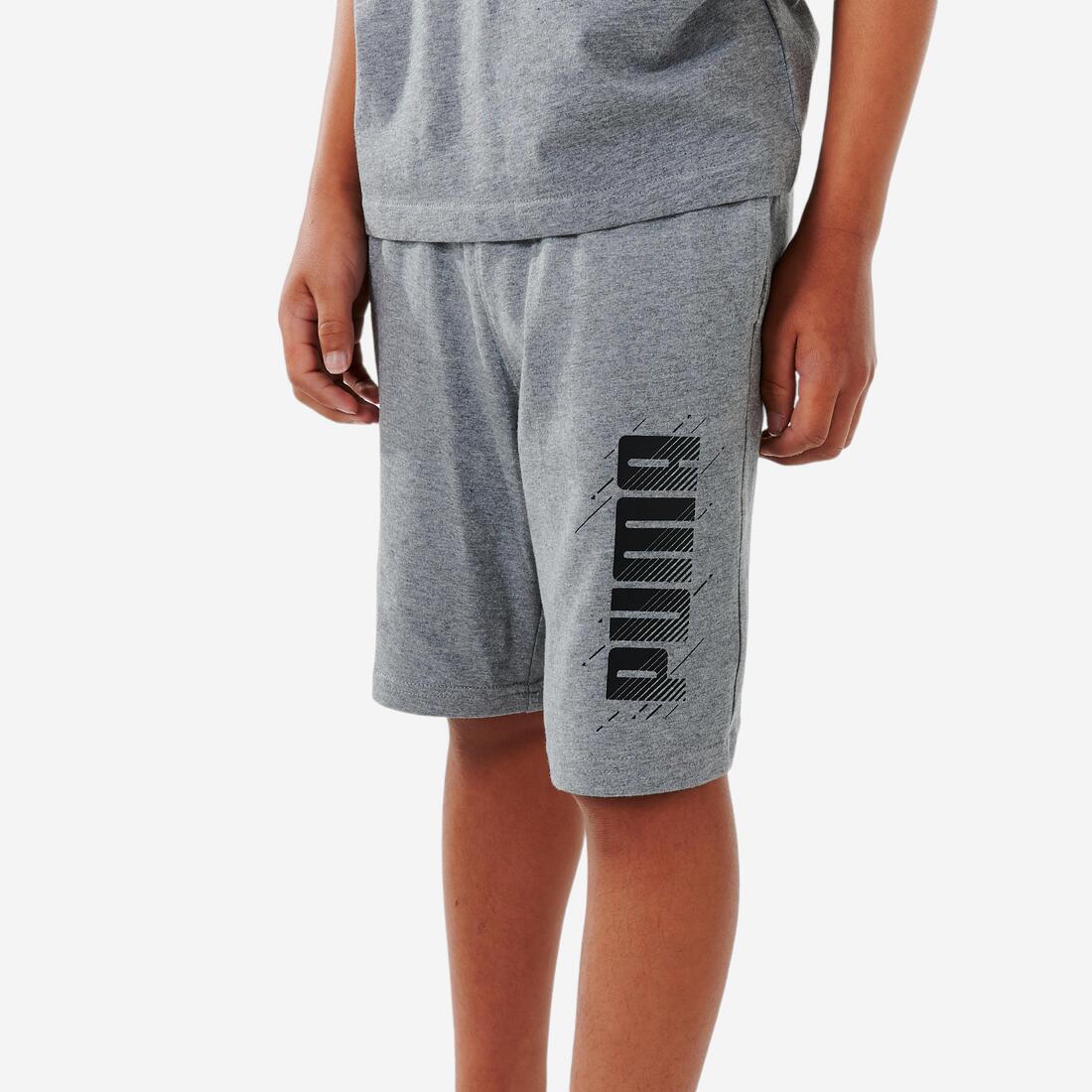 article en promo : Short gris boy imprimé puma