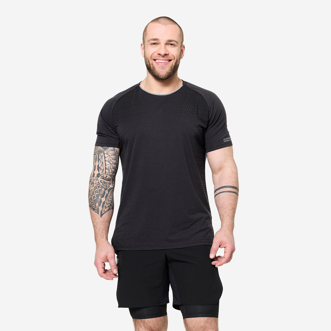 article en promo : T-shirt cross training performance manches courtes homme - celliant