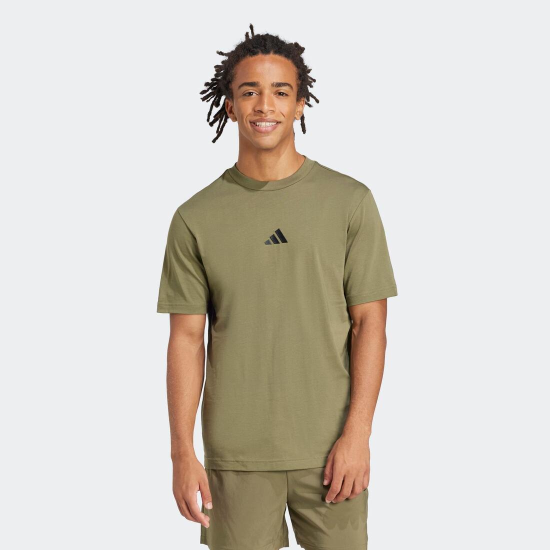 article en promo : T-shirt de fitness en coton pour homme