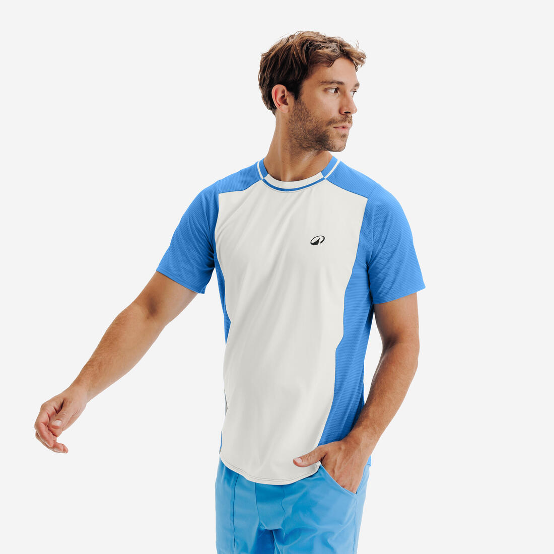 article en promo : T-shirt de tennis respirant homme, Dry