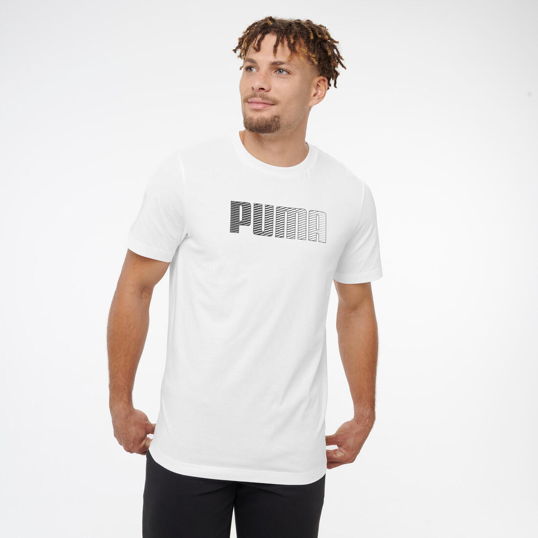 article en promo : T-shirt en coton à manches courtes homme