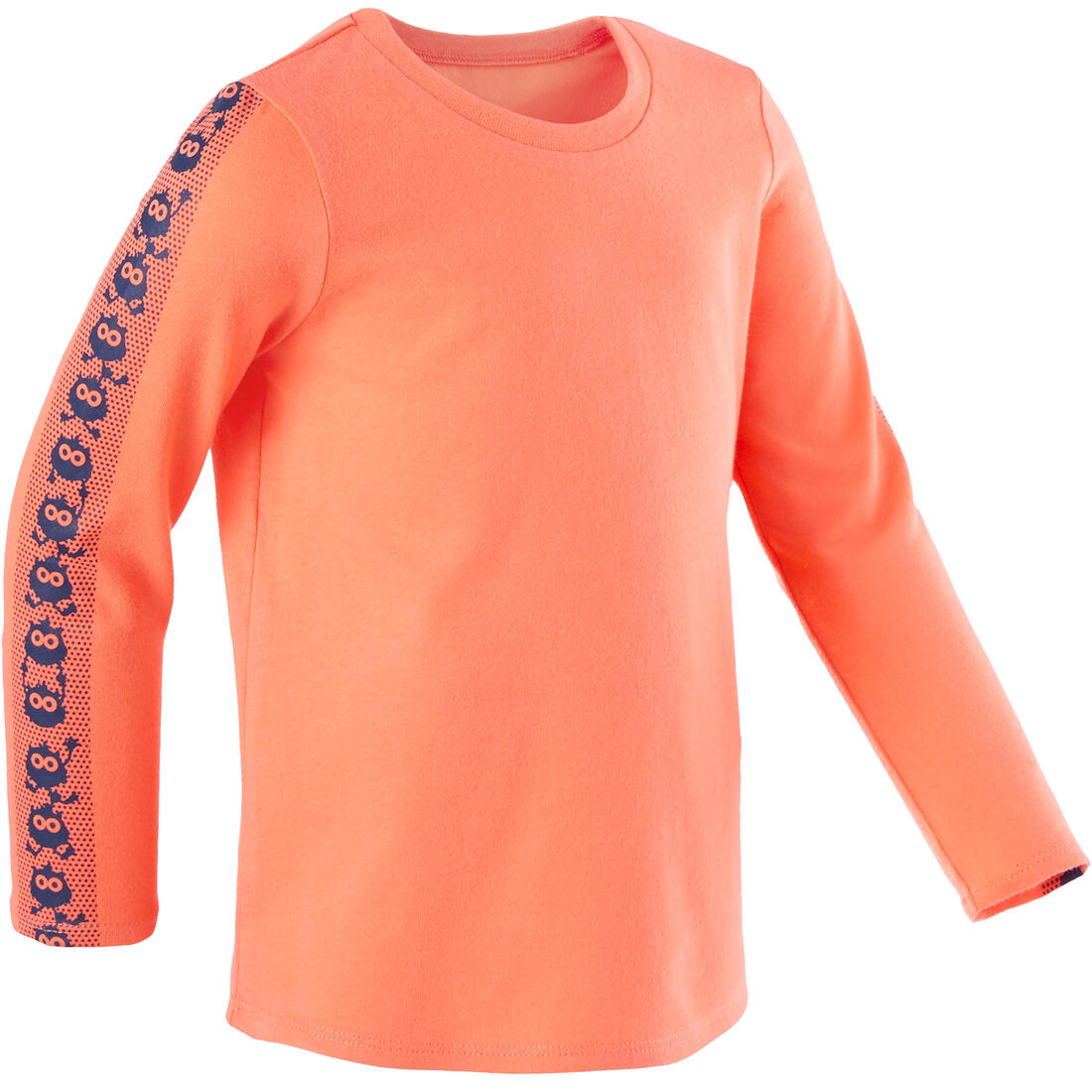article en promo : T-shirt multisport manches longues coton enfant mixte