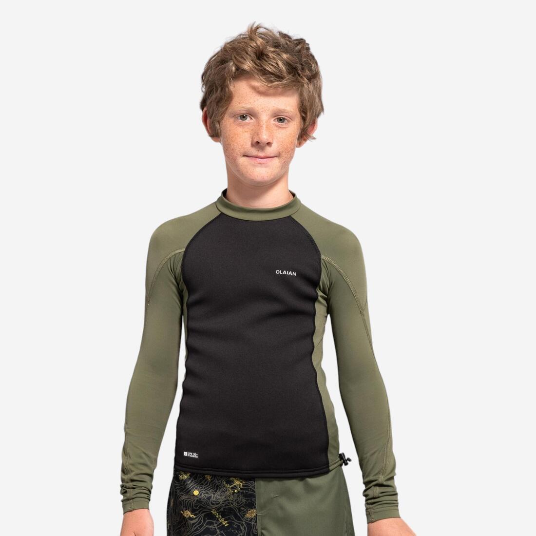 article en promo : Top solaire neo manche longue garçon