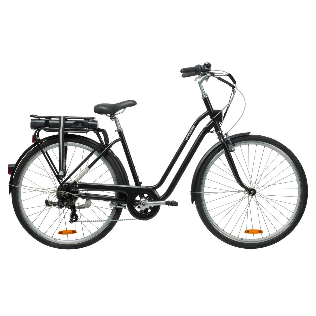 article en promo : Velo de ville electrique elops 500 e à cadre bas