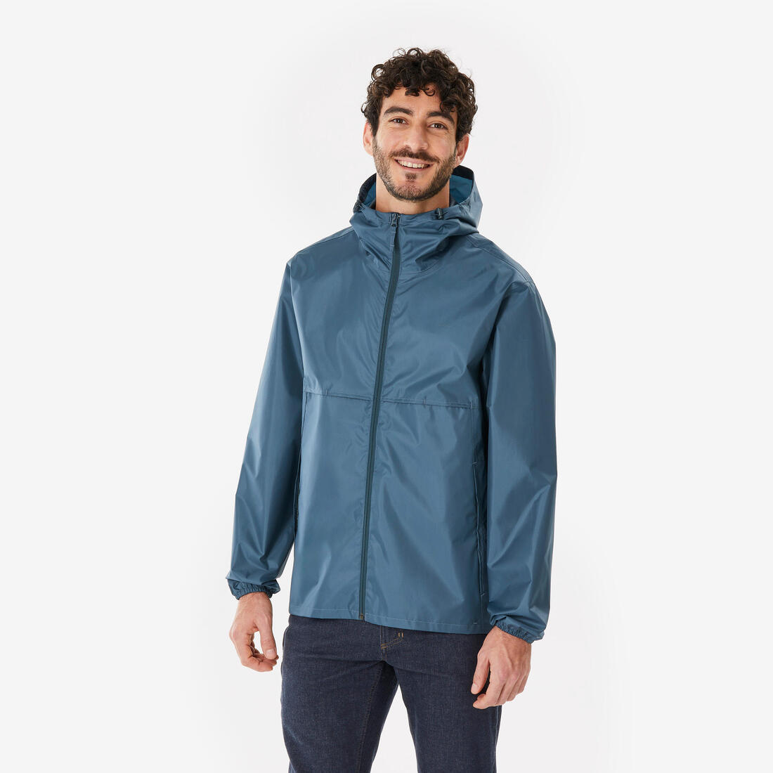 article en promo : Veste de randonnée coupe-vent imperméable homme, Raincut Full Zip